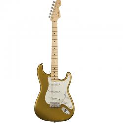 Электрогитара с кейсом, цвет золотистый FENDER American Original 50s Stratocaster Maple Fingerboard Aztec Gold