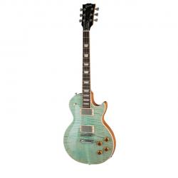 Электрогитара, цвет зеленый в комплекте кейс GIBSON 2019 Les Paul Standard Seafoam Green