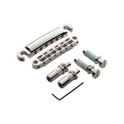 Комплект (T3BT-N+T1Z-N), бридж Large posts и струнодержатель метрич, никель TONEPROS LPNM02-Nickel