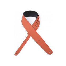 Гитарный ремень, кожа с цветным виниловым покрытием, оранжевый, двустронний PLANET WAVES 25VLC03-DX