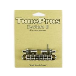 TOM w Large posts замковый с канавками под струны, никель TONEPROS T3BТ-Nickel