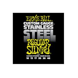 Струны для электрогитары Stainless Steel Regular Slinky (10-13-17-26-36-46) ERNIE BALL 2246