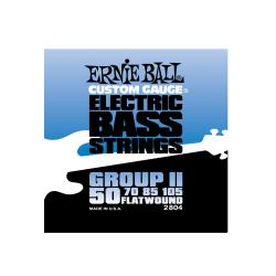 Струны для бас-гитары Flat Wound Bass Group II (50-70-85-105) ERNIE BALL 2804