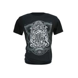 Футболка. Черный цвет, Лого King of Strings спереди, 100% хлопок, Размер S ERNIE BALL 4700