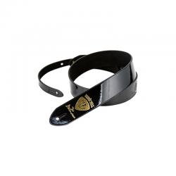 Ремень гитарный, Чёрная лакированная кожа, Лого JB ERNIE BALL 4082 Joe Bonamassa Black Patent Leather