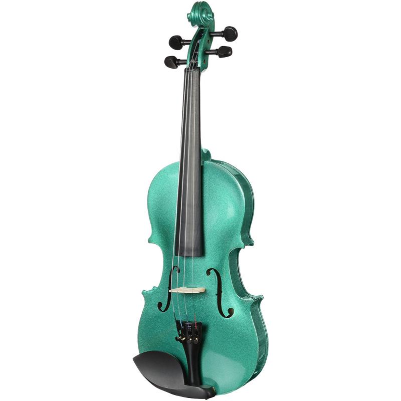  Скрипка, цвет зеленый металлик, в комплекте кейс, смычок, канифоль, размер 1/2 ANTONIO LAVAZZA VL-20 GR 1/2