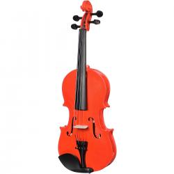 Скрипка, цвет красный металлик, в комплекте кейс, смычок, канифоль, размер 1/2 ANTONIO LAVAZZA VL-20 RD 1/2
