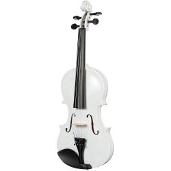Скрипка, цвет белый металлик, в комплекте кейс, смычок, канифоль, размер 1/2 ANTONIO LAVAZZA VL-20 WH 1/2
