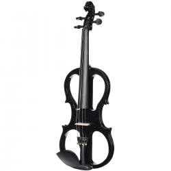 Электроскрипка, цвет черный, контурная, деревянная, размер 4/4 ANTONIO LAVAZZA EVL-01 BK 4/4