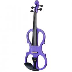 Электроскрипка, цвет фиолетовый, контурная, деревянная, размер 4/4 ANTONIO LAVAZZA EVL-01 PL 4/4