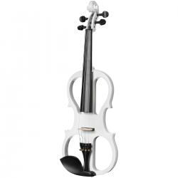 Электроскрипка, цвет белый, контурная, деревянная, размер 4/4 ANTONIO LAVAZZA EVL-01 WH 4/4