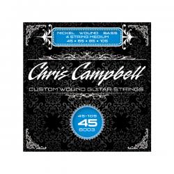 Струны для бас-гитары, калибр 45-105, никель/сталь CHRIS CAMPBELL Electric Bass Medium 45-105