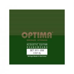 Струны для акустической гитары, калибр 11-50 OPTIMA Akustik Gitarre BRONZE STRINGS Satz custom light