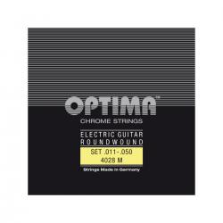 Струны для электрогитары, калибр 11-50 OPTIMA E-Gitarre CHROME STRINGS Satz medium