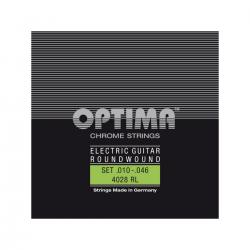 Струны для электрогитары, калибр 10-46 OPTIMA E-Gitarre CHROME STRINGS Satz regular light