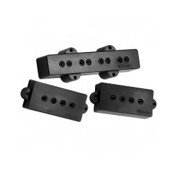 Комплект звукоснимателей для бас-гитары, чёрный DIMARZIO DP126 Model P+J Black