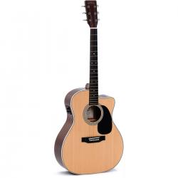 Электроакустическая гитара типа Jumbo Cutaway, цвет натуральный SIGMA JMC-1STE