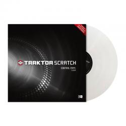 Виниловый диск с таймкодом для Traktor Scratch Pro, прозрачный NATIVE INSTRUMENTS Traktor Scratch Pro Control Vinyl Clear Mk2