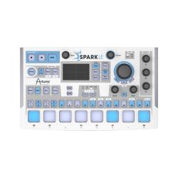 Драм-машина в комплете с ПО Spark может работать независимо и как VST, AU, RTAS plug-in, питание от шины USB, компактный прочный корпус, чехол ARTURIA Spark LE