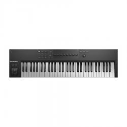 61 клавишная полувзвешенная динамическая MIDI клавиатура, 8 ручек управления, колеса высоты тона и м... NATIVE INSTRUMENTS KOMPLETE KONTROL A61