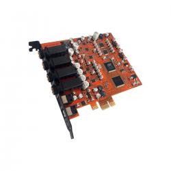 PCIe аудио интерфес, 24бит/96кГц, 4х4 (2х2 стерео 1/4