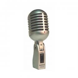 Конденсаторный микрофон в классическом стиле, кардиоида, диапазон частот 50-15000 Гц, 300 Ом, переключаемый обрезной фильтр NADY PCM-100