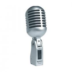Динамический микрофон в классическом стиле, кардиоида, диапазон частот 50-15000 Гц NADY PCM-200