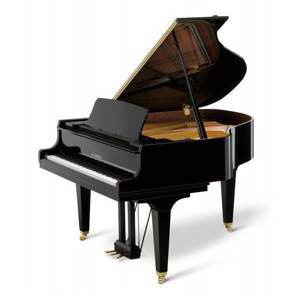  Рояль, длина 166 см, черный полированный, еловая дека, механизм Millennium III KAWAI GL30 M PEP