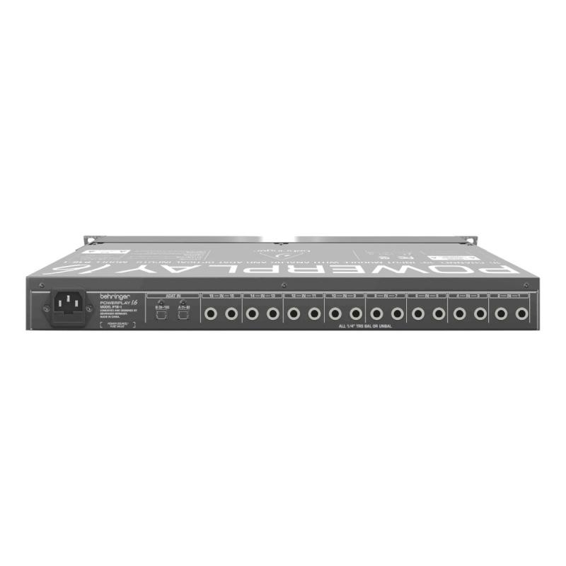  16-канальный цифровой конвертер системы мониторинга ULTRANET BEHRINGER P16-I