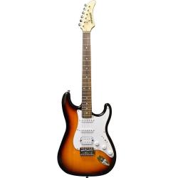 Электрогитара Stratocaster HSS, цвет - трёхцветный санбёрст FERNANDES LE-1Z 3SB L
