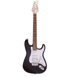 Электрогитара Stratocaster HSS, цвет - чёрный FERNANDES LE-1Z BLK L