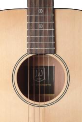 Акустическая гитара аудиториум с топом из цельной ели, серия Bessie, цвет натуральный JAMES NELIGAN BES-A N