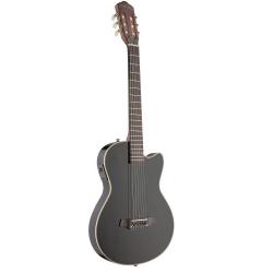 Электроакустическая гитара c вырезом, цвет черный ANGEL LOPEZ EC3000CBK