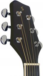 Электроакустическая гитара аудиториум с вырезом, цвет черный STAGG SA35 ACE-BK