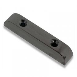 Крепление для упора пальцев (thumb rest), материал латунь, отделка: рутений (серый металл) SCHALLER 15160600