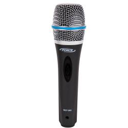 Микрофон вокальный динамич. кардиоида, 40-16000Гц с выключателем , в комплекте шнур XLR-JACK длиной ... FORCE MCF-205