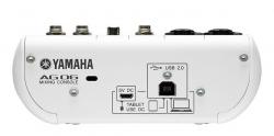 Микшерный пульт, 2 мик./лин. вх., 2 стер., 1 AUX, D-PRE предусилители, USB Audio, DSP. YAMAHA AG06