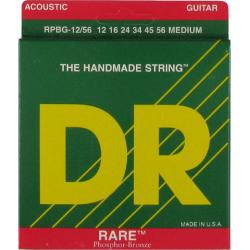 Металлические Струны (12-56) для акустической гитары с обвивкой из фосфорной бронзы и шестигранным с... DR STRINGS RPBG-12-56 RARE