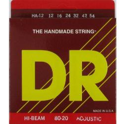 Струны для акустической гитары, Medium, 12-54 Hi-Beam 80/20 DR STRINGS HA-12