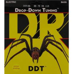 Струны для бас гитары 55-115 DR STRINGS DDT-55 Drop Down Tuning