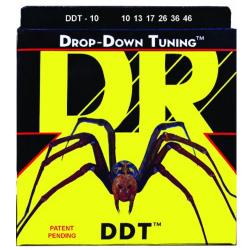 Drop Down Tuning Струны для игры в пониженном строе гитар 10-46 DR STRINGS DDT-10