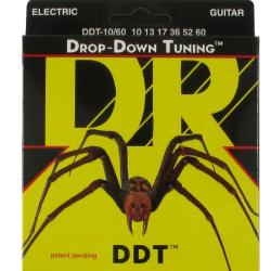 Струны для игры в пониженном строе гитар 10-60 DR STRINGS DDT-10-60