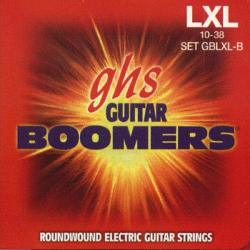 Струны для электрогитары никелир.сталь, кругл.обмотка; (10-13-15-26-32-38); Boomers GHS GBLXL
