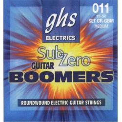 Струны для электрогитары никелир.сталь, кругл.обмотка; (11-15-18-26-36-50); Sub-Zero Boomers GHS CR-GBM
