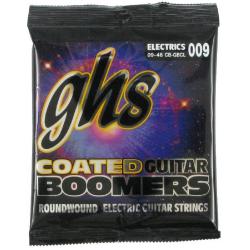 Струны для электрогитары никелир.сталь, кругл.обмотка; (9-11-16-26-36-46); Boomers GHS CB-GBCL