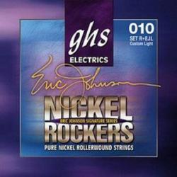 Струны для электрогитары никель, роликовая обмотка; (10-13-18-26-38-50); Nickel Rockers GHS R+EJL Eric Johnson