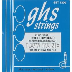 Струны для электрогитары никель, роликовая обмотка; (11-15-19-28-38-58); Nickel Rockers GHS 1300