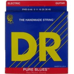 Струны электрических гитар 9-46 Lite-n-Heavy DR STRINGS PHR-9-46 Pure Blues