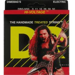 Струны электрических гитар 9-50 Lite Dimebag Darrel Hi Voltage DR STRINGS DBG-9-50