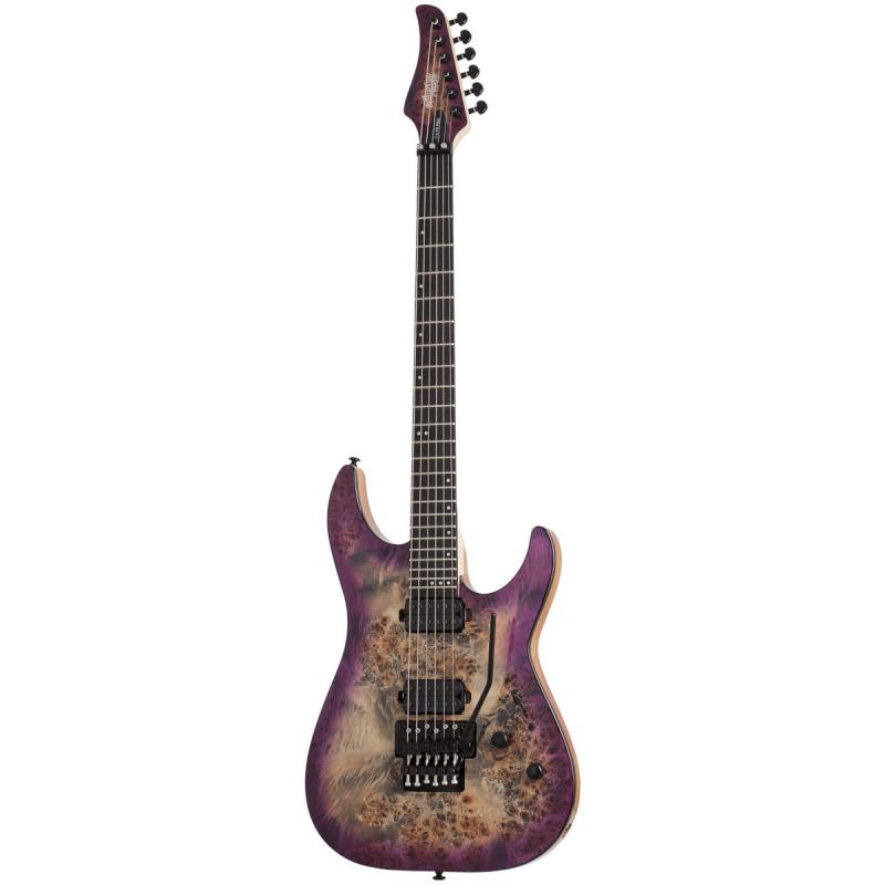  6-струнная электрогитара, floyd Rose бридж. Цвет гитары: Aurora Burst (ARB) SCHECTER C-6 FR PRO ARB